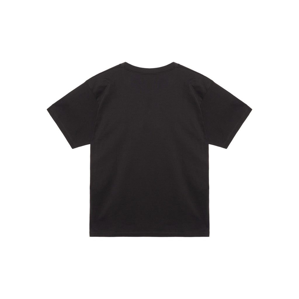 Kaos Lengan Pendek Rajut Polos GUCCI SS23 dengan Cetakan Huruf, Unisex, Hitam