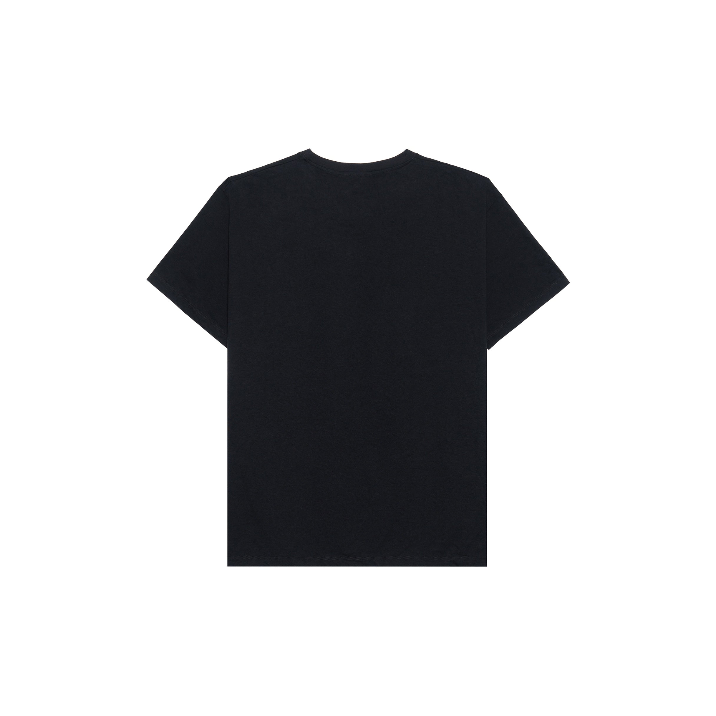 Kaos Lengan Pendek GUCCI SS24 Logo Naga Bayi, Unisex, Hitam