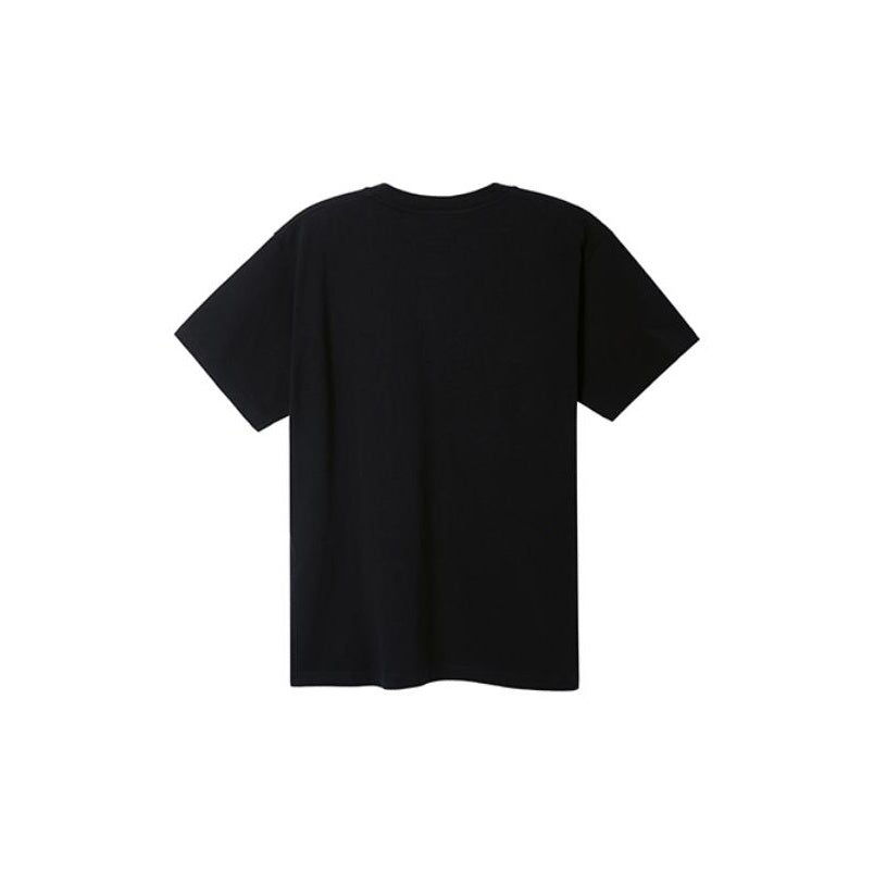 Kaos Lengan Pendek Kerah Bulat Longgar dengan Cetakan Logo GUCCI x THE NORTH FACE, Unisex, Hitam