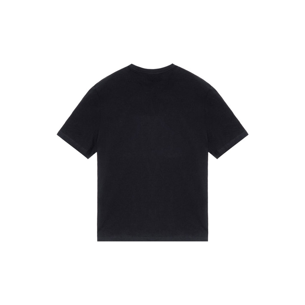 Kaos Lengan Pendek Kerah Bulat GUCCI dengan Huruf dan Angka, Unisex, Hitam