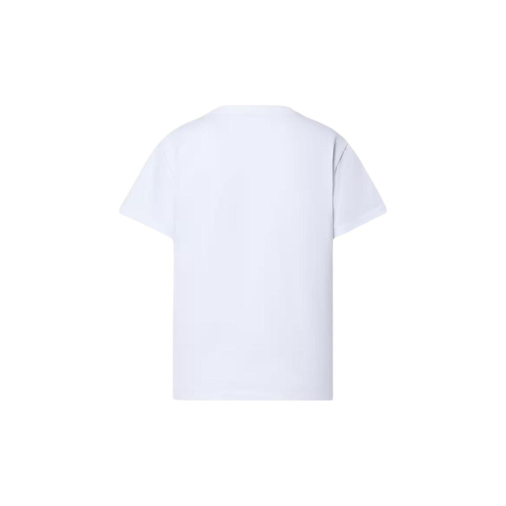 LOUIS VUITTON x America's Cup FW24 Kaos Lengan Pendek Kerah Bulat dengan Cetak Logo, Unisex, Putih